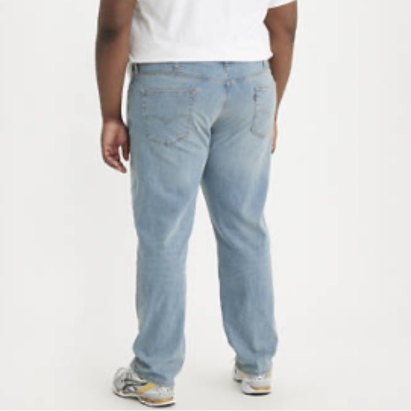 Levi's 541 Big & Tall 52x32 Athletic Taper Fit Jeans Denim Light Wash Plus Size - Picture 2 of 16